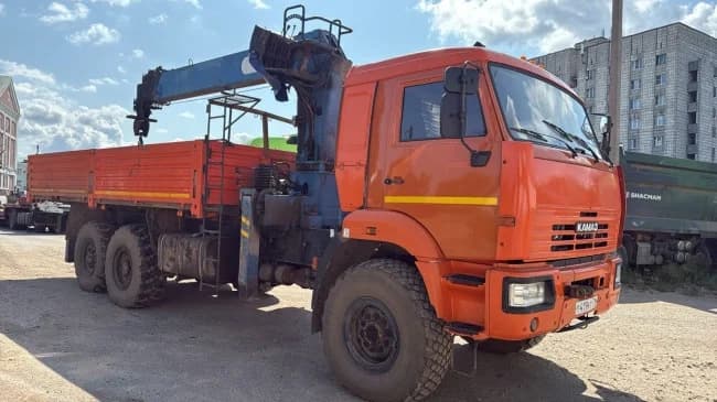КАМАЗ 43118 (Бортовой с КМУ) 2023