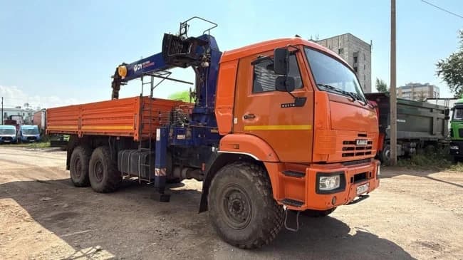 КАМАЗ 43118 (Бортовой с КМУ) 2023